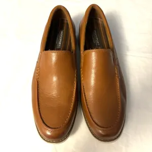 Rockport loafers Total Motion Craft Venetian Cognac SZ 9.5 NWOT Brand New