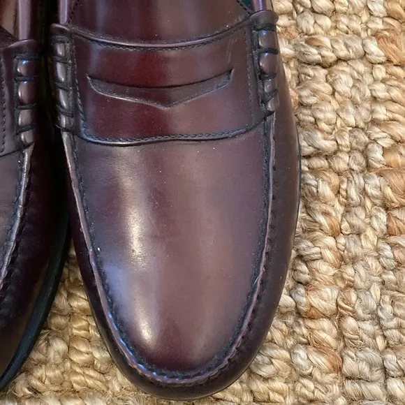 Rockport Men's 12 Classic Penny Loafers Shoes Oxblood Burgundy M2887