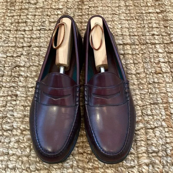 Rockport Men's 12 Classic Penny Loafers Shoes Oxblood Burgundy M2887