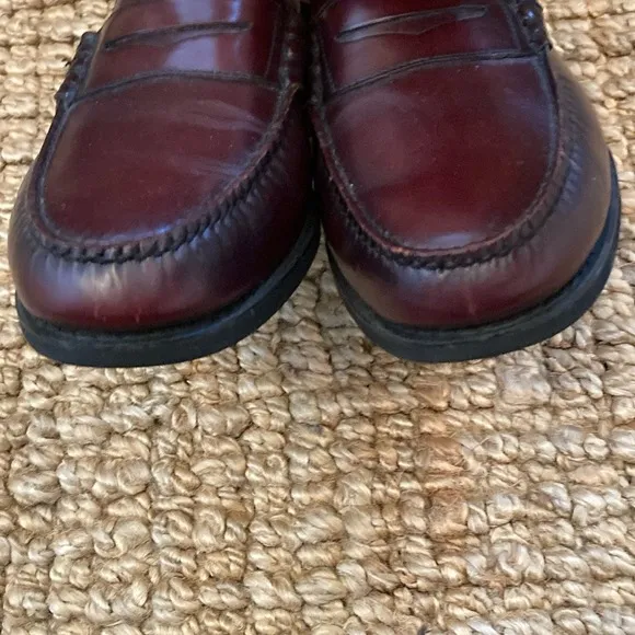 Rockport Men's 12 Classic Penny Loafers Shoes Oxblood Burgundy M2887
