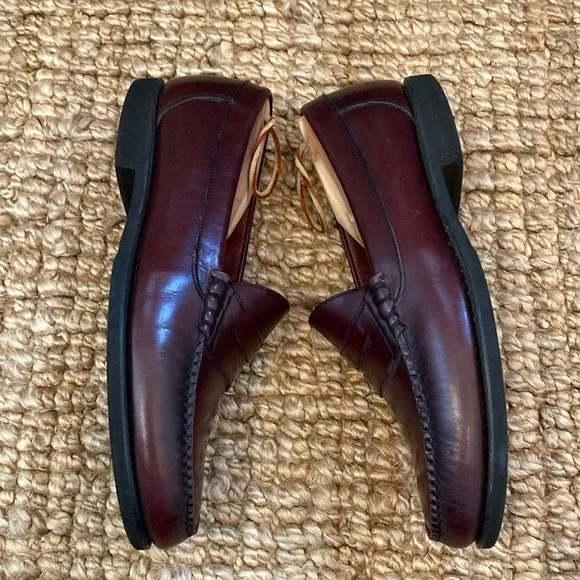 Rockport Men's 12 Classic Penny Loafers Shoes Oxblood Burgundy M2887
