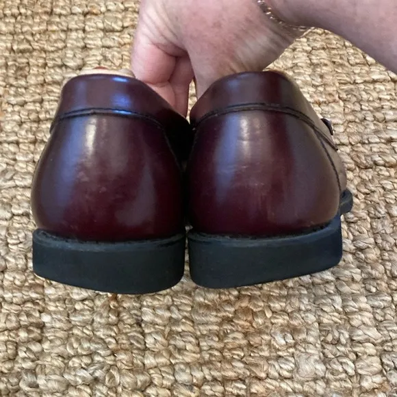 Rockport Men's 12 Classic Penny Loafers Shoes Oxblood Burgundy M2887