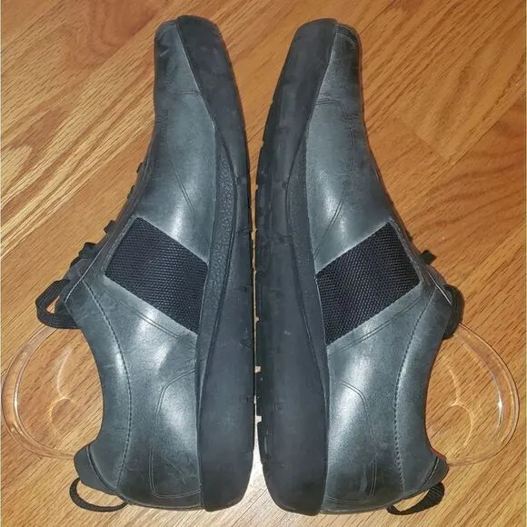 Rockport gray leather sneakers