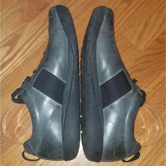 Rockport gray leather sneakers