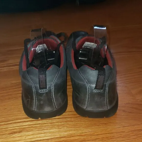 Rockport gray leather sneakers