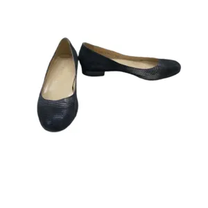 Ron white black leather loafers made in Italy size 39.5