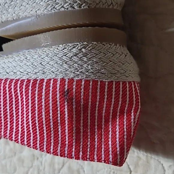 Ron White Delilah Slip-On Espadrilles, Striped Shoes Size 42 Women's