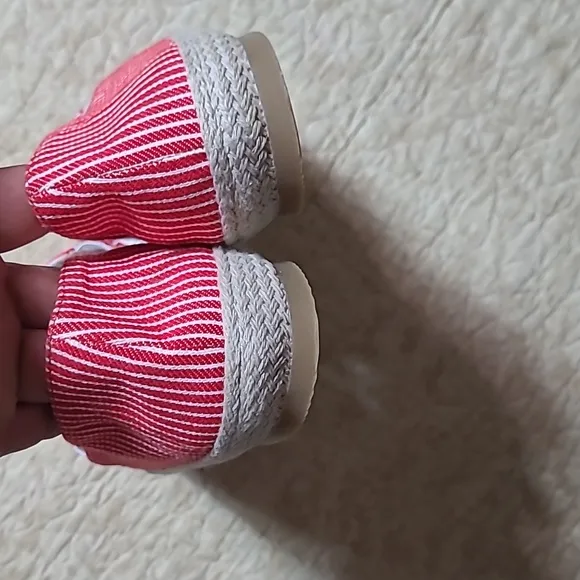Ron White Delilah Slip-On Espadrilles, Striped Shoes Size 42 Women's