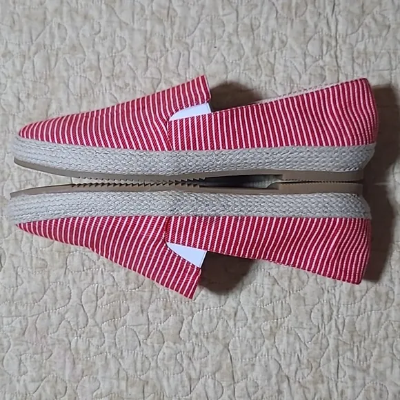 Ron White Delilah Slip-On Espadrilles, Striped Shoes Size 42 Women's