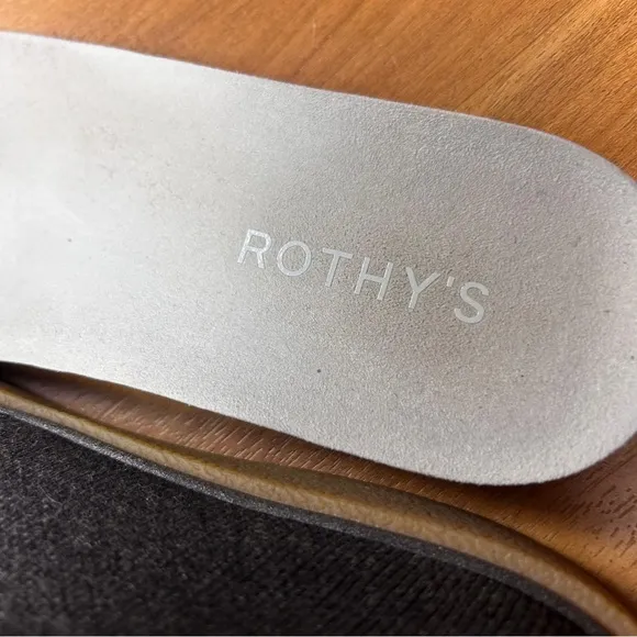 Rothy's Black and Brown Sneakers Minimalist Design