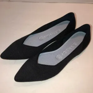 Rothy’s Charcoal Wooo The Point Flat Ballerina Ballet Flats Shoes sz 8