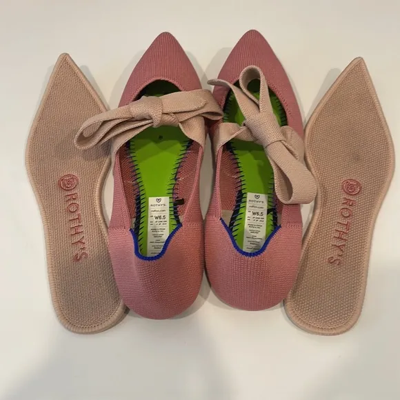 Rothy’s Rosebud Mary Jane Flats