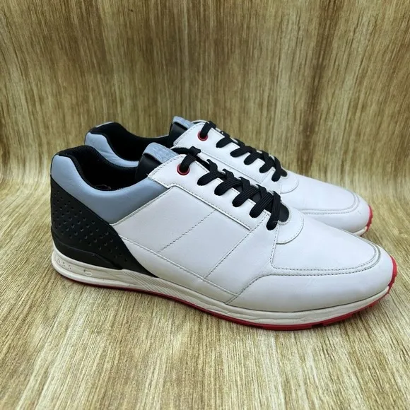 Royal Albatross Soho Storm Men's Size‎ 8 White Spikeless Golf Shoes Sneakers