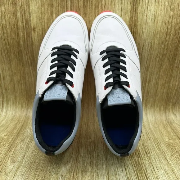 Royal Albatross Soho Storm Men's Size‎ 8 White Spikeless Golf Shoes Sneakers