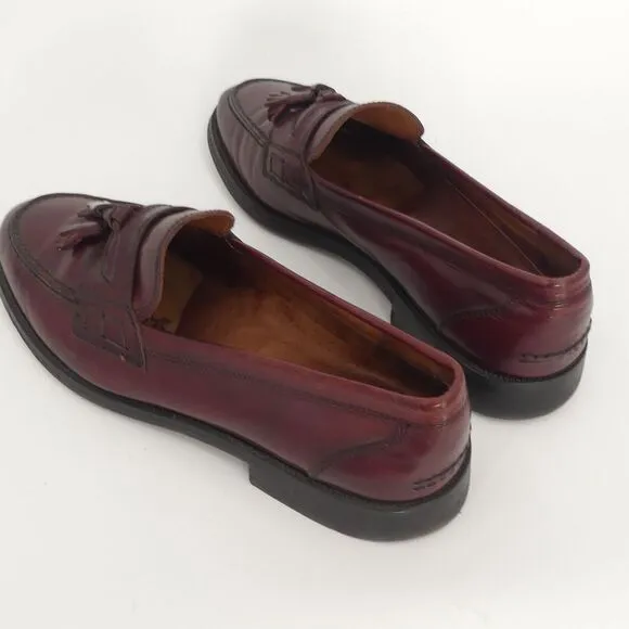 Russell‎ and Bromley Tassel Loafers Brown Leather Made in Italy Men's 42.5 9