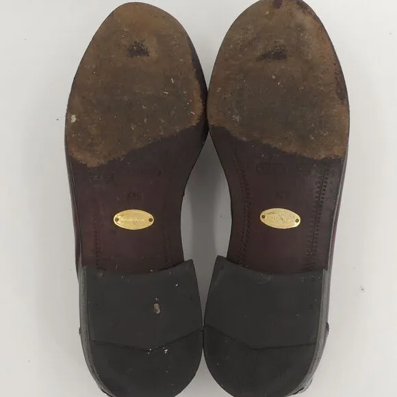 Russell‎ and Bromley Tassel Loafers Brown Leather Made in Italy Men's 42.5 9