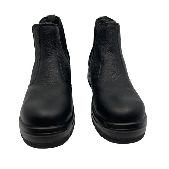 S Fellas By Genuine Grip Men's Hercules Work Safety Boots Black Leather 10.5