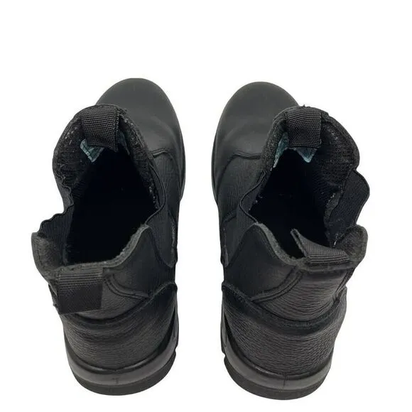 S Fellas By Genuine Grip Men's Hercules Work Safety Boots Black Leather 10.5