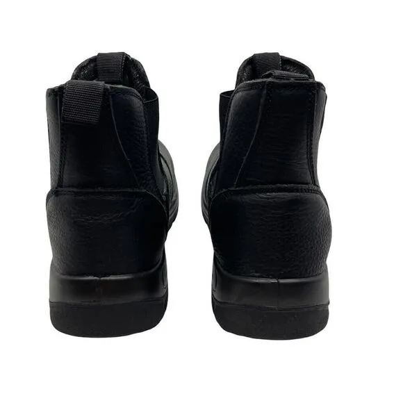 S Fellas By Genuine Grip Men's Hercules Work Safety Boots Black Leather 10.5