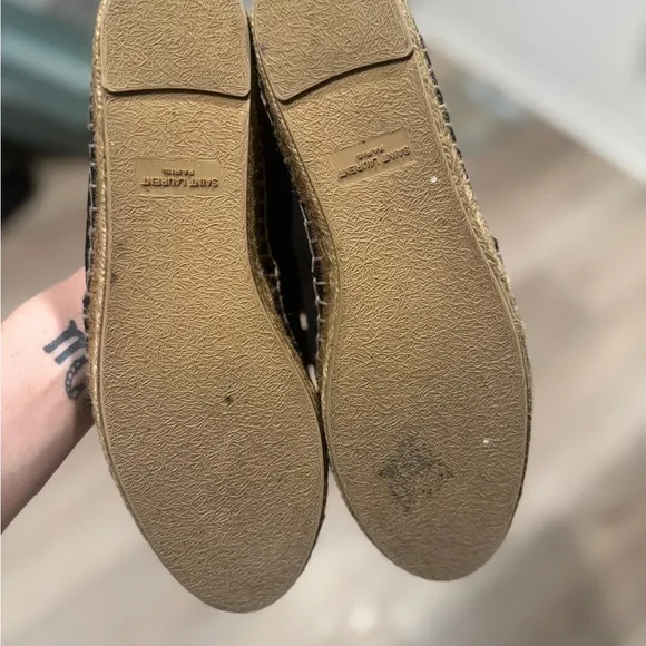 Saint Laurent Black Espadrilles YSL