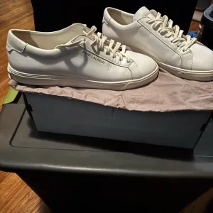 Saint Laurent White Minimalist Sneakers