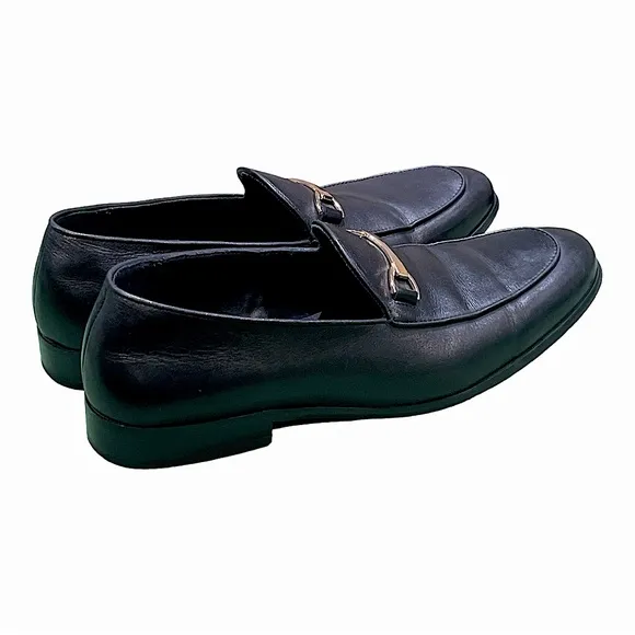Saks Fifth Avenue Black Dunham Loafers Size 10.5.