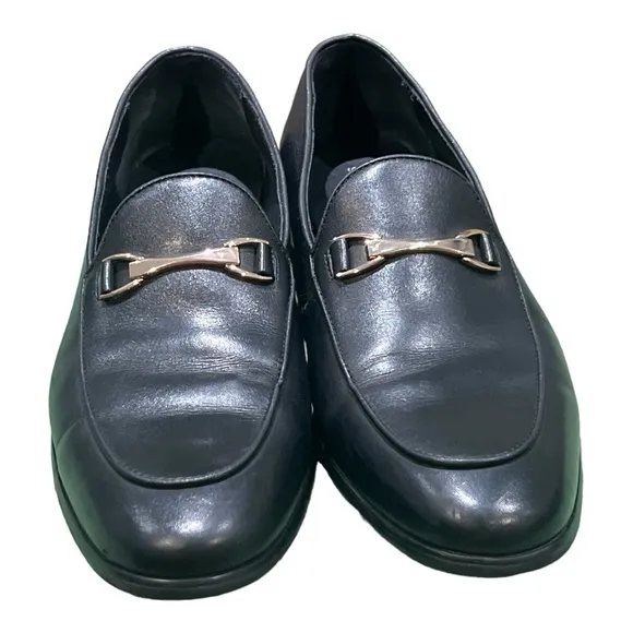 Saks Fifth Avenue Black Dunham Loafers Size 10.5.