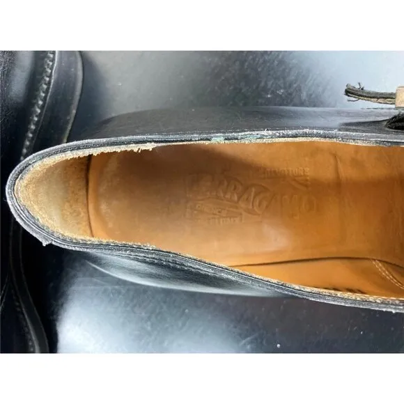 Salvatore FERRAGAMO Black Monk Strap Loafers 9 D