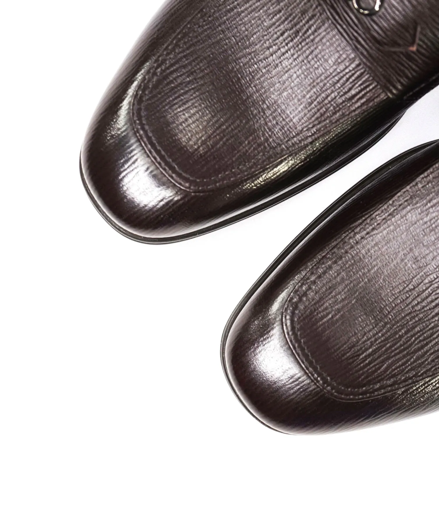 Salvatore Ferragamo *MARTIN* Dark Brown Leather Loafers 8 E