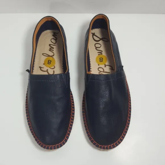 Sam Edelman Aaron blue leather loafers men size 8 M