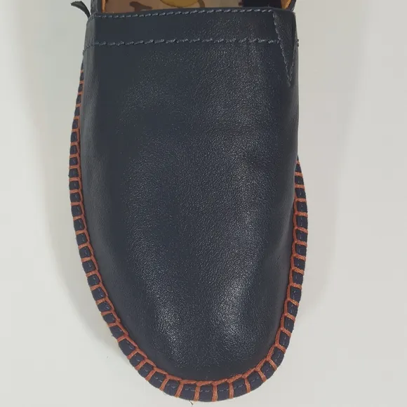 Sam Edelman Aaron blue leather loafers men size 8 M