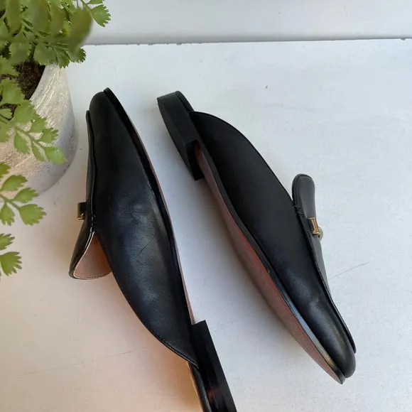 Sam Edelman Laurna 🍁Black Leather mule  Size 7.5 gently used