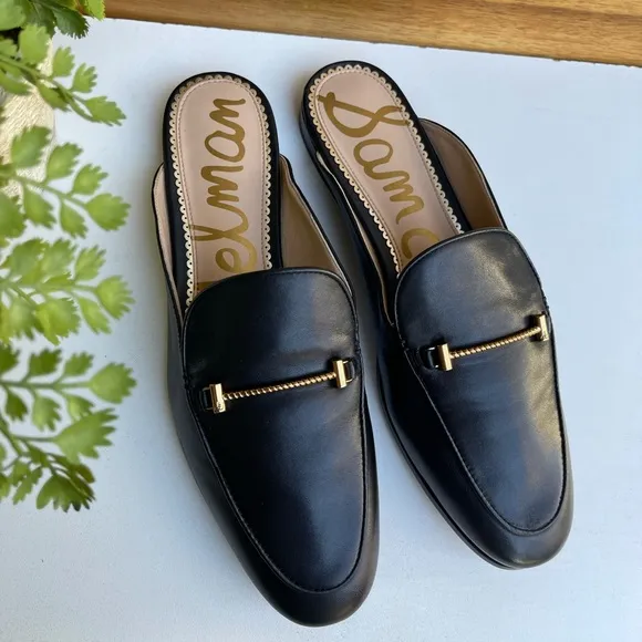 Sam Edelman Laurna 🍁Black Leather mule  Size 7.5 gently used