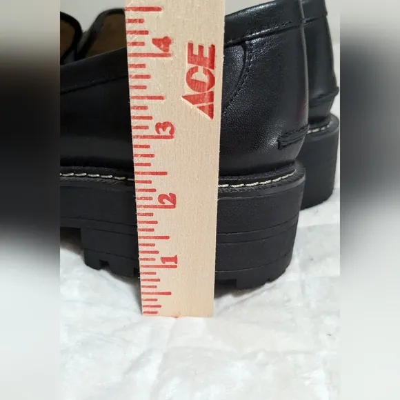 Sam Edelman Laurs  Black Leather Loafers 10M