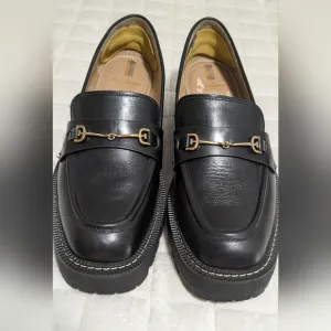 Sam Edelman Laurs  Black Leather Loafers 10M