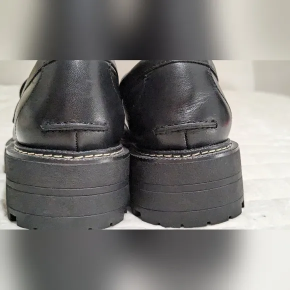 Sam Edelman Laurs  Black Leather Loafers 10M