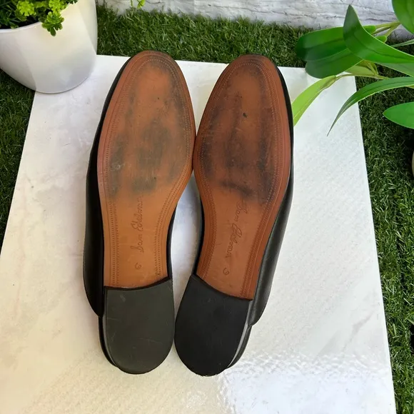 Sam Edelman Linnie Black Leather flat mule women’s size 6