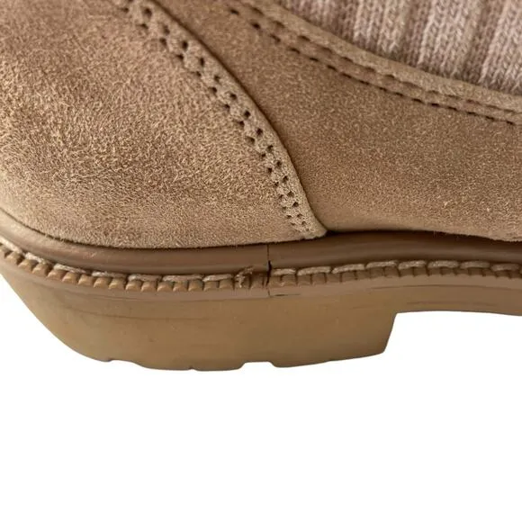 Sam Edelman Lydell Combat Boots Tan Womens Size 8