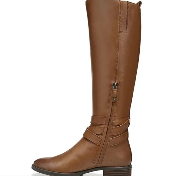 Sam Edelman PANSY LEATHER ROUND TOE KNEE-HIGH BOOTS  BNWT