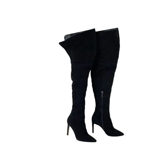 Sam Edelman Black Bernadette Over The Knee Boots. Sz 7