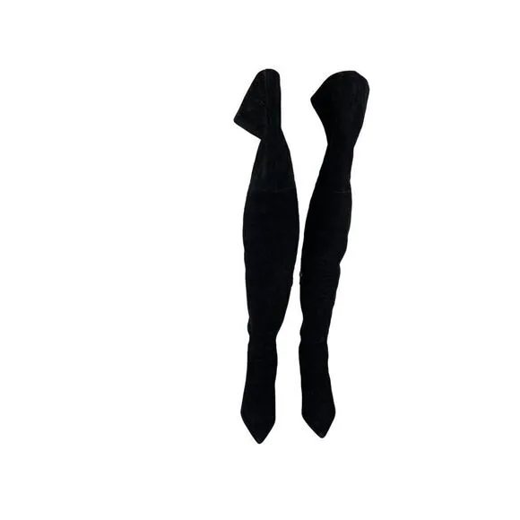 Sam Edelman Black Bernadette Over The Knee Boots. Sz 7