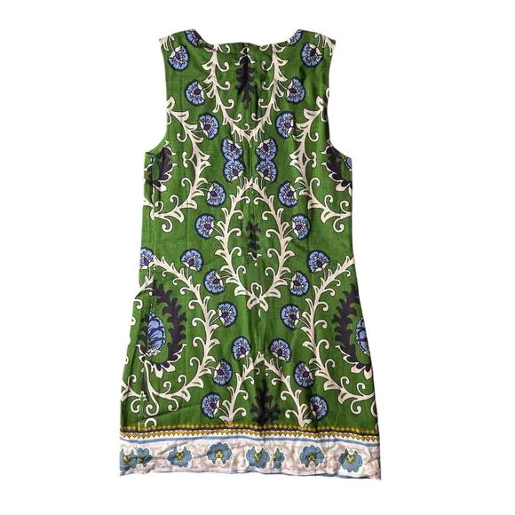 Sanctuary Easy Shift Dress Mezzo Tile Print Green Size XS NWT