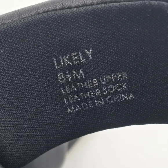 Sanctuary Likely Padded Puff Leather Slide Sandals, Black, Women's 8.5, NWT!