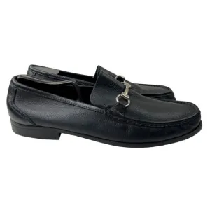 Sandro By Sandro Moscoloni Men's Malibu Black Leather Bit Loafers Size 13D
