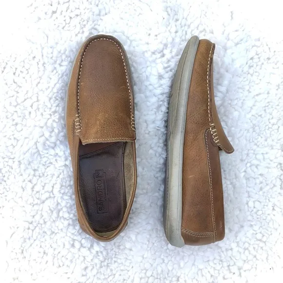 Sandro Leather Loafers Mens Sz 9.5