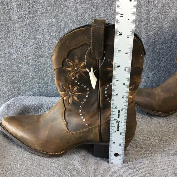 Santa Fe Company Women’s Leather Cowboy Bling Cowgirl Boots Size 10M NWT
