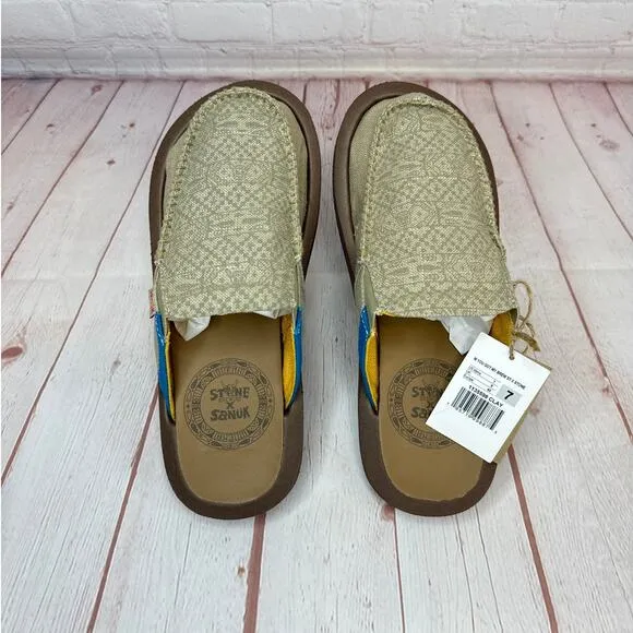 Sanuk x You Got My Brew ST X Stone Brewing Sandals Mens Size 7