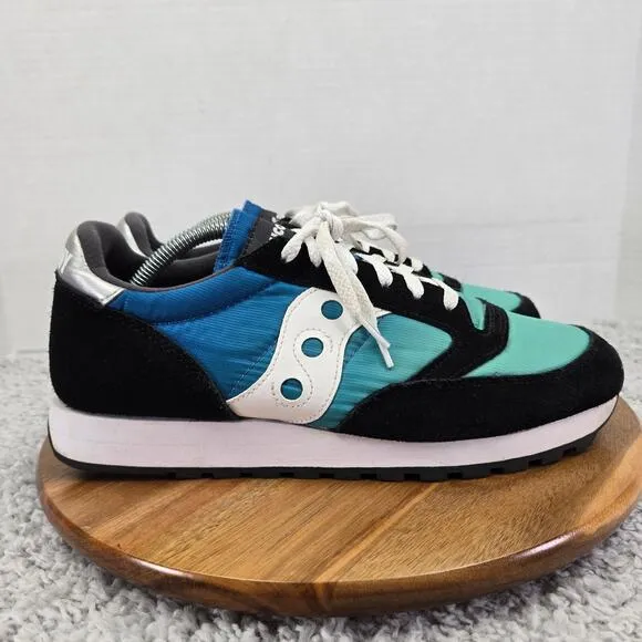 Saucony Jazz Original Fade Pack Black Blue Retro Casual Daily Sneakers Mens 10.5