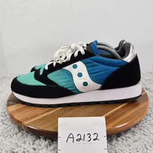 Saucony Jazz Original Fade Pack Black Blue Retro Casual Daily Sneakers Mens 10.5