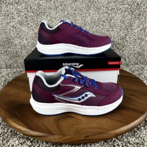 Saucony Kids Size 1 (big kid) Cohesion KDZ / PLUM Shoe Sneakers Children Unisex